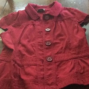 LOFT corduroy button down shirt